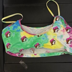 Buc ees swim bikini top bathing suit
Size large NWT